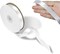 White Polyester Ribbon 5/8 Inch, 50 Yards, Single-Sided Shiny, Perfect for DIY Crafts, Wedding Decoration, Gift Wrapping and Flower Art